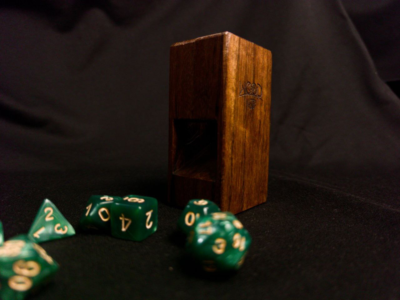 Torre Lancia Dadi, Dice Tower in legno, personalizzabile con